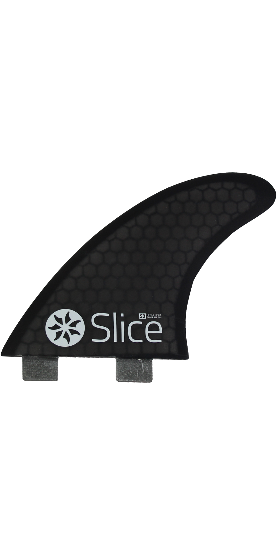 2025 Slice Ultralight Hex Core S3 FCS Compatible Surfboard Fins SLI-01 - Black